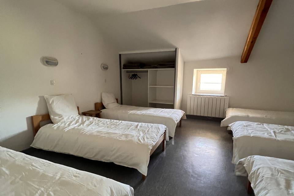Chambre 6 lits