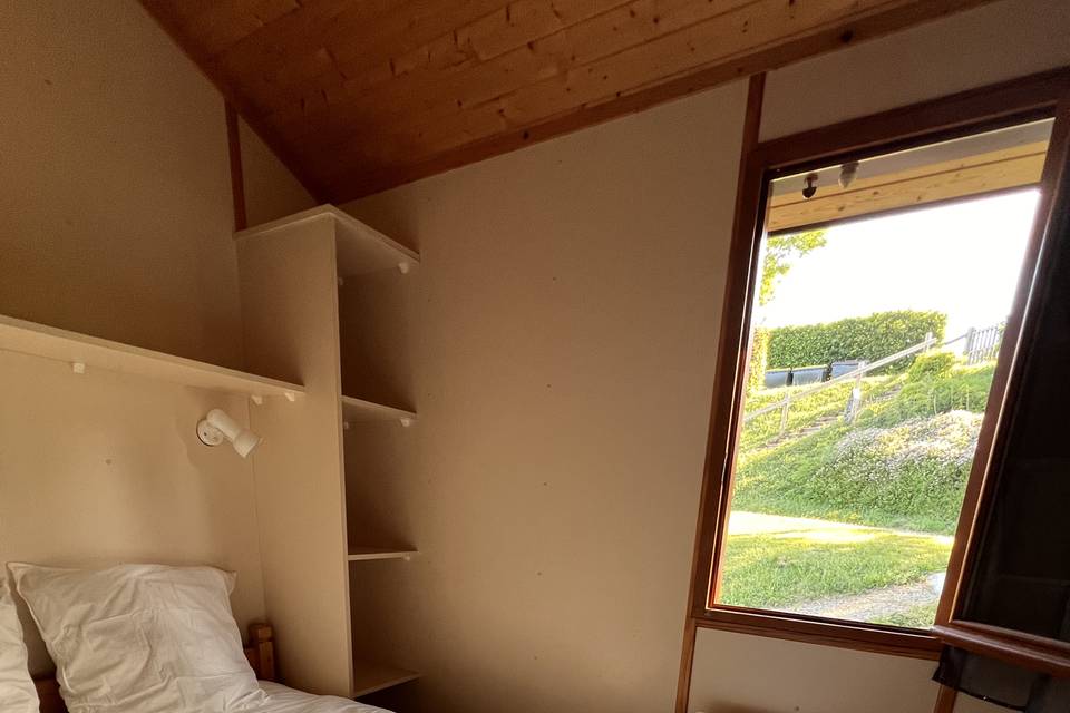 Chambre double chalet