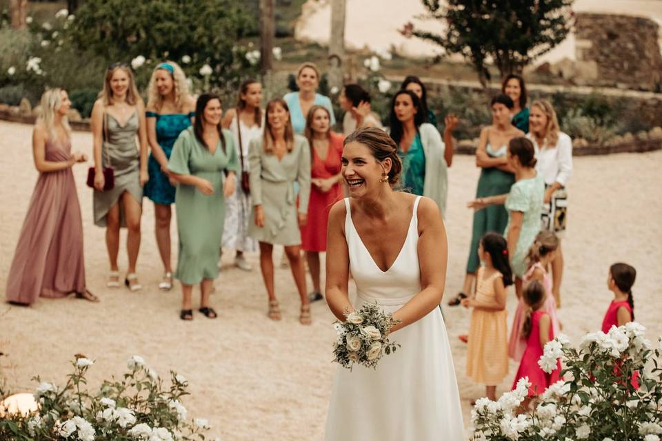 Lancé de bouquet