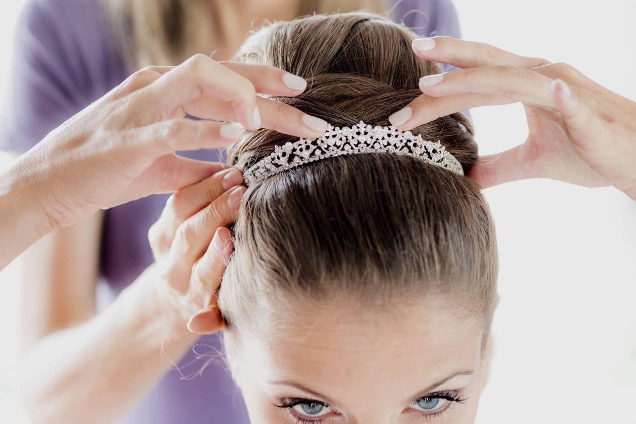 Tête à coiffer professionnelle spéciale chignon Sarah