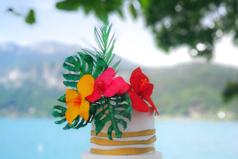 Wedding cake tropical Annecy