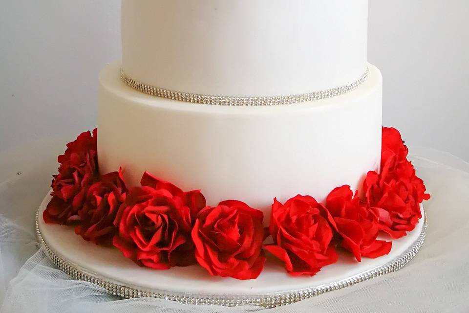 Wedding cake sobre élégant
