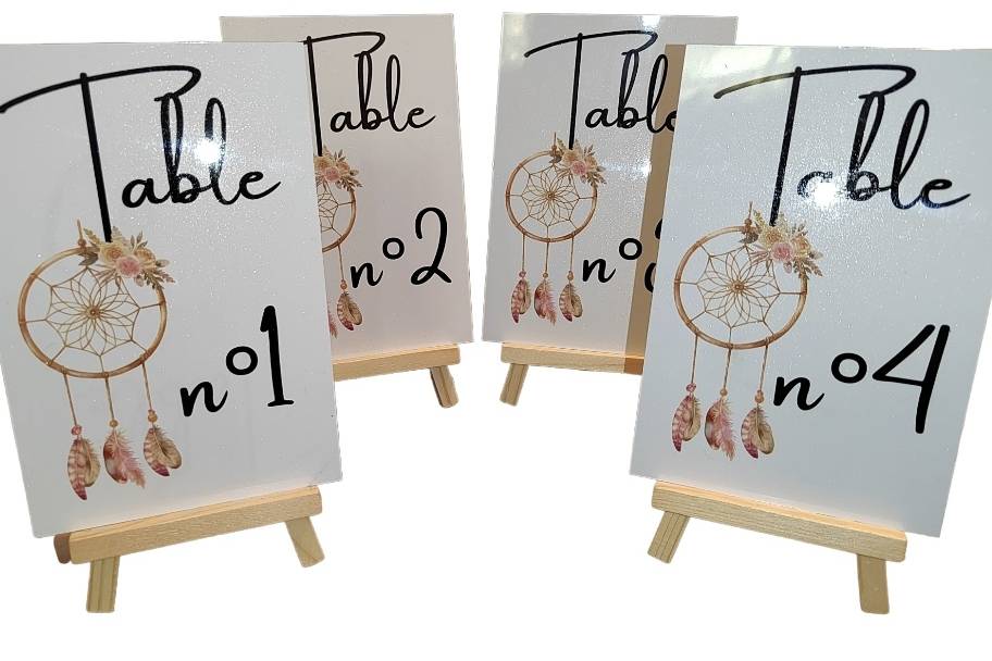 Numéros de table