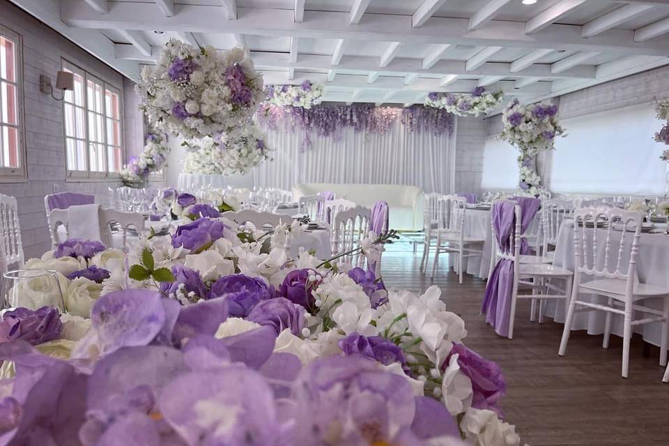 Mariage blanc parme