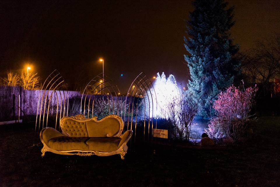 Le jardin en nocturne