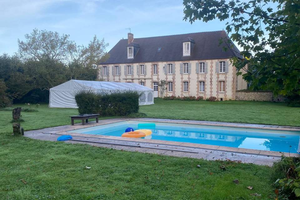 Piscine tente