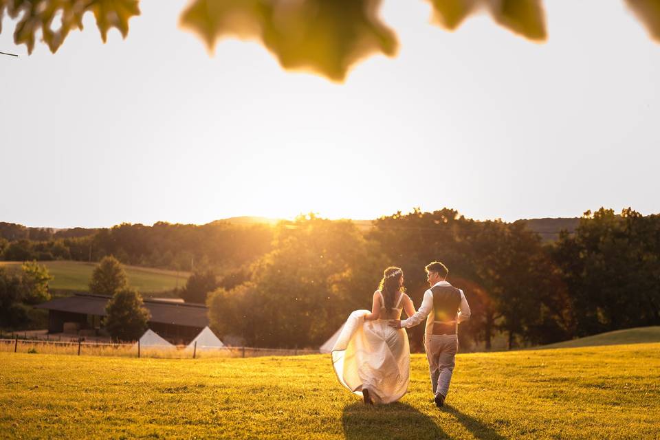 Bride and groom