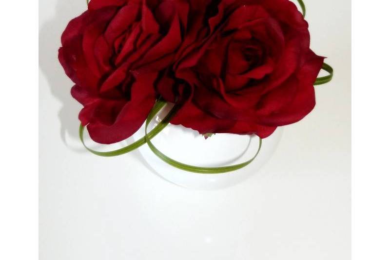 Roses rouges toucher naturel