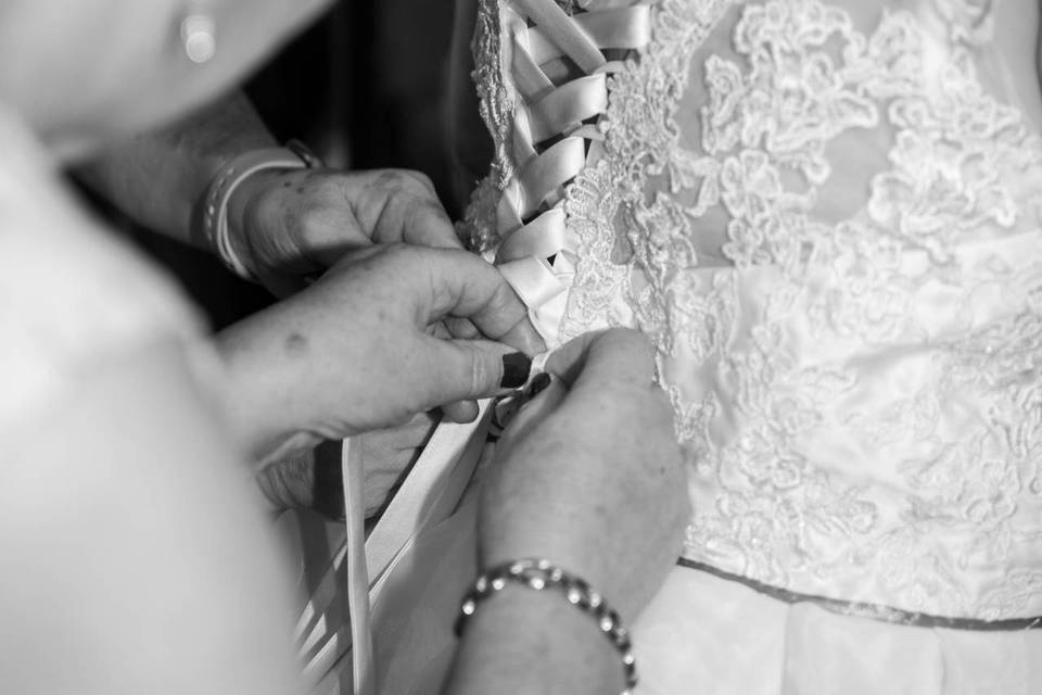 Préparatifs mariée