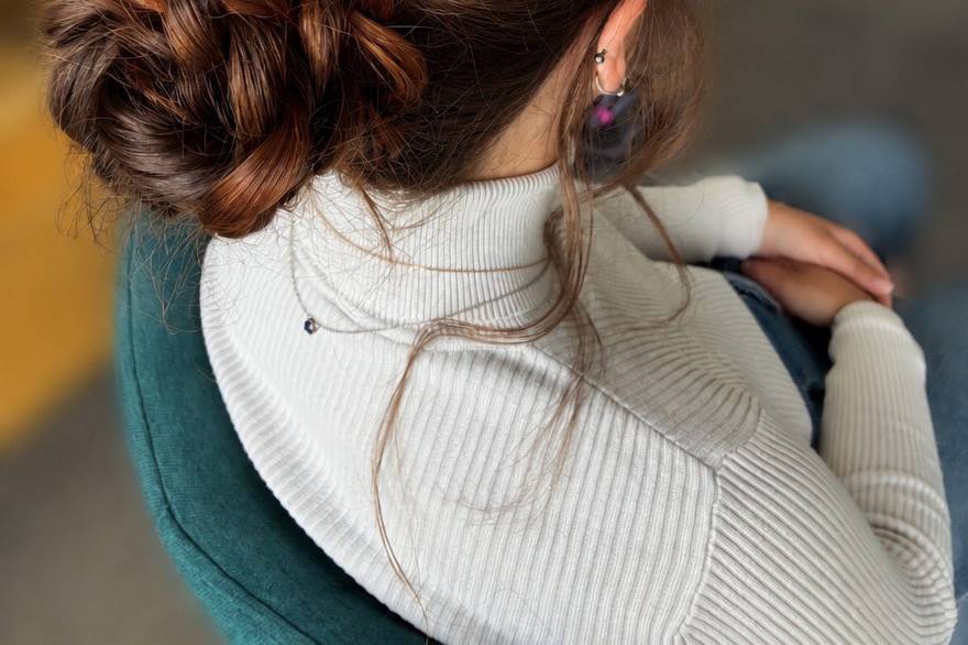 Chignon tresse