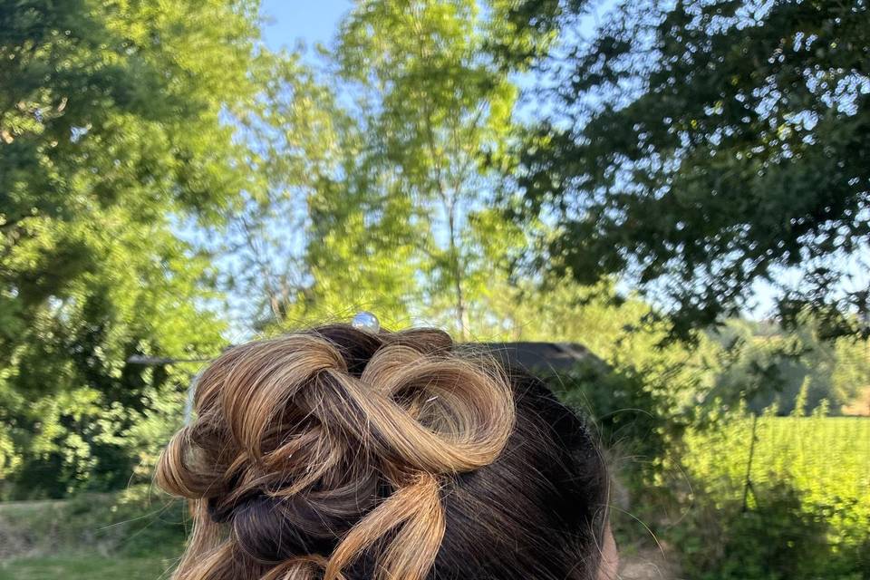 Chignon haut