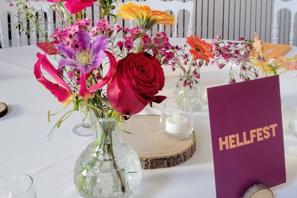 Mini vase fleuri