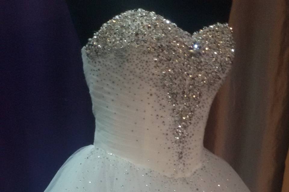Robe princesse tulle strass