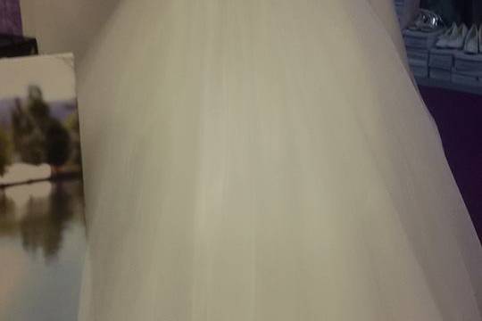 Robe princesse tulle et perle