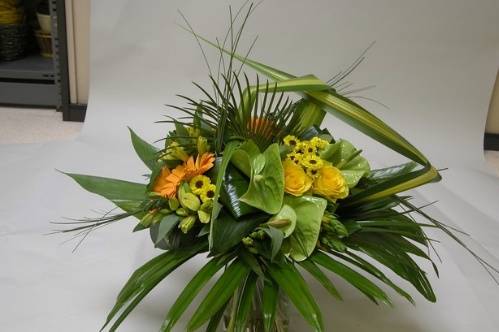 Bouquet jaune vif