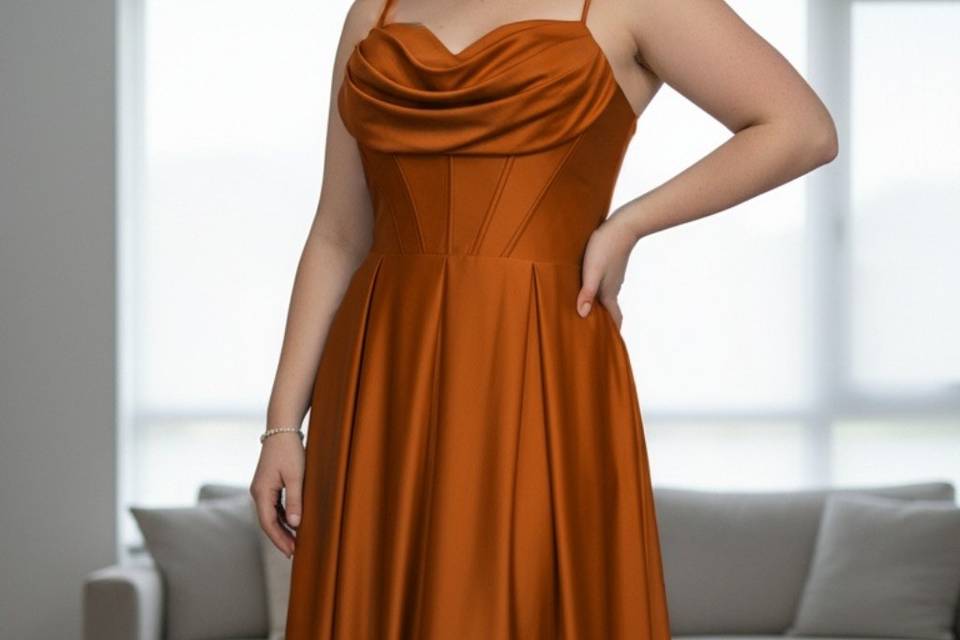 Robe satin