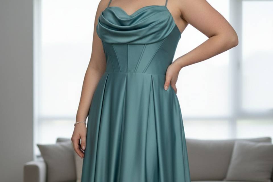 Robe satin
