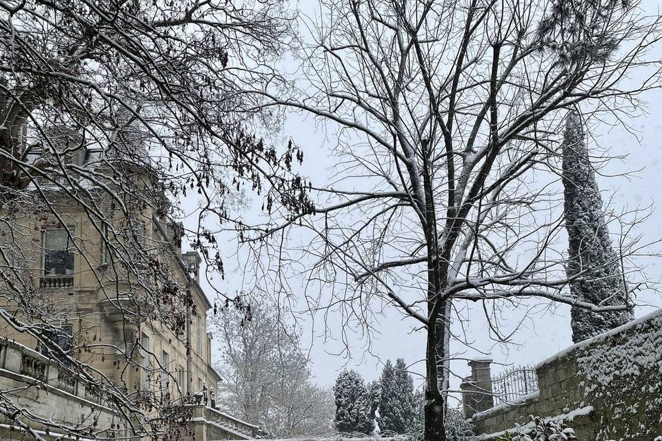 Mariage sous la neige