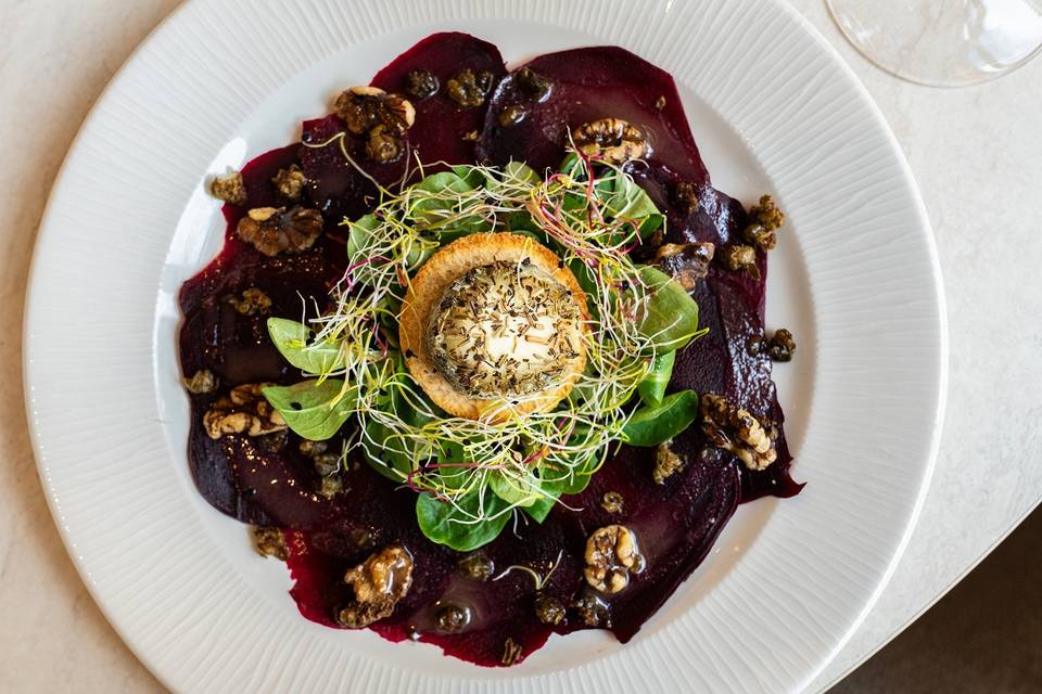 Carpaccio de betteraves