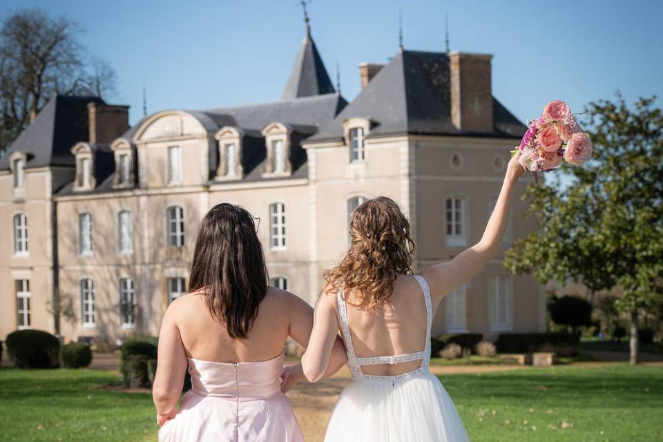Photos avec une des témoins