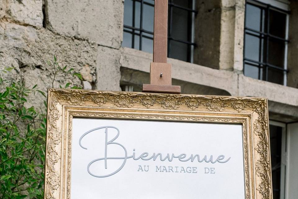 Tableau de bienvenue