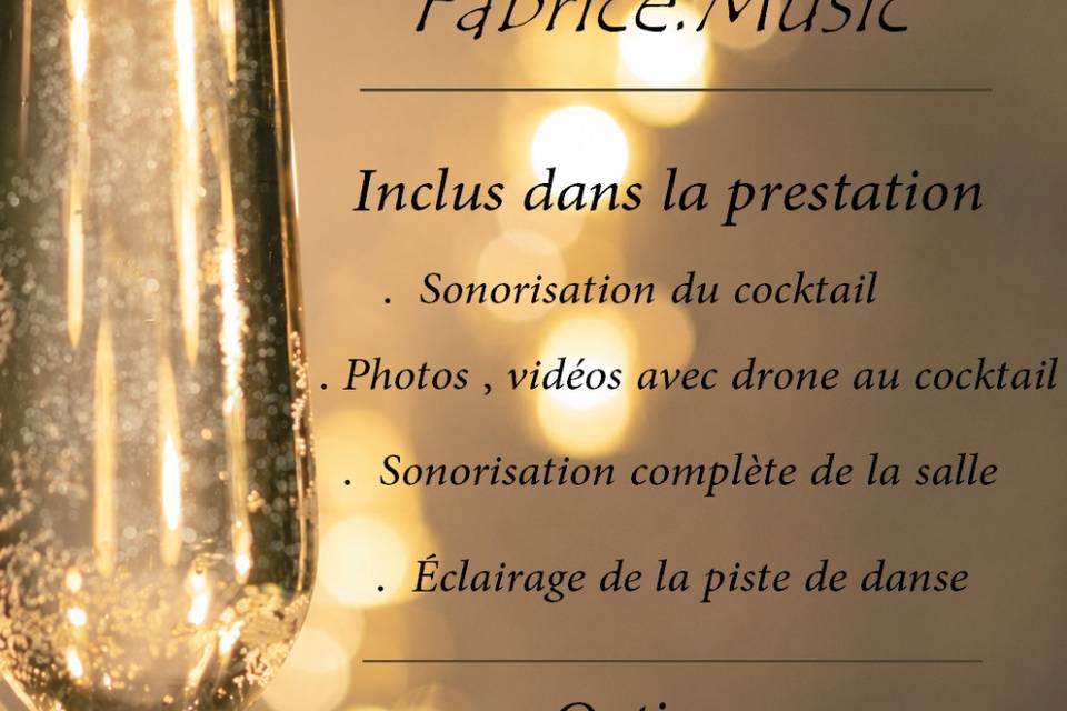 Prestation mariage