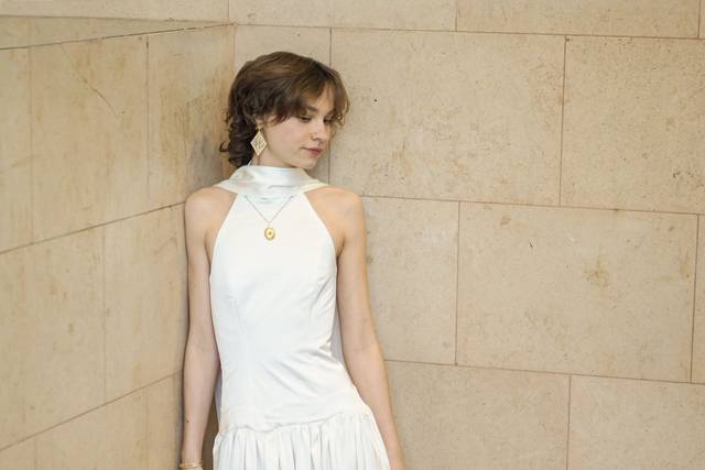 Robe de mariée en satin