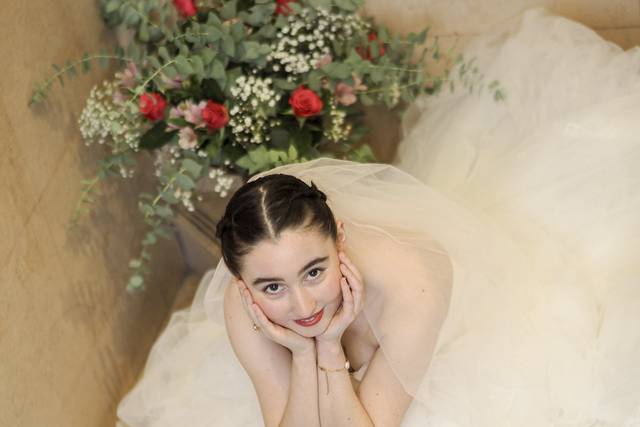 Robe de mariée en tulle