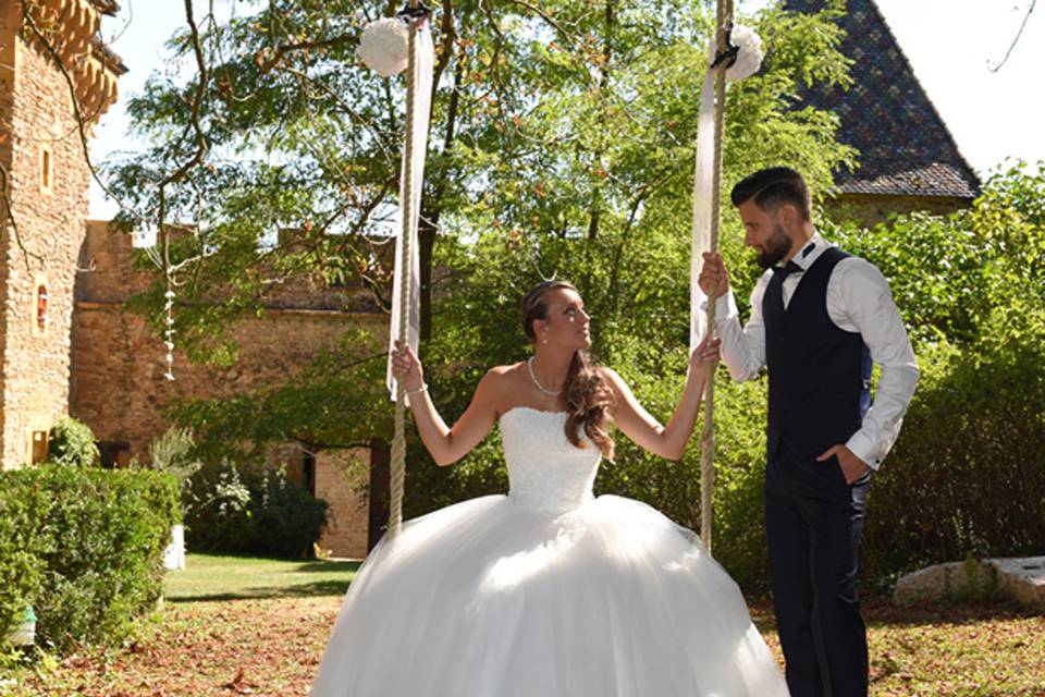 Cérémonie dans le parc