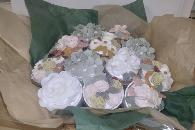Le bouquet de cupcakes