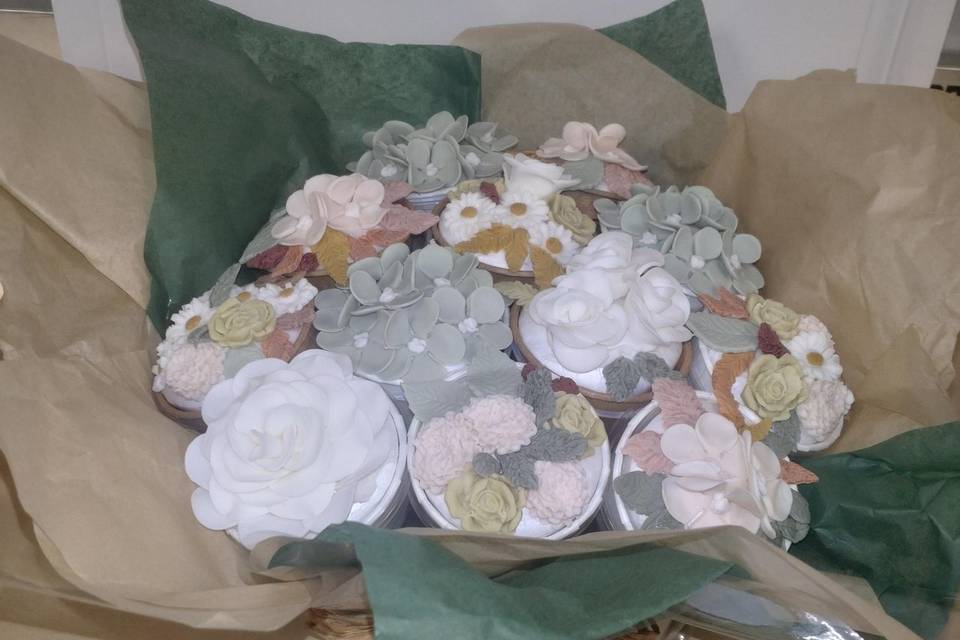 Le bouquet de cupcakes