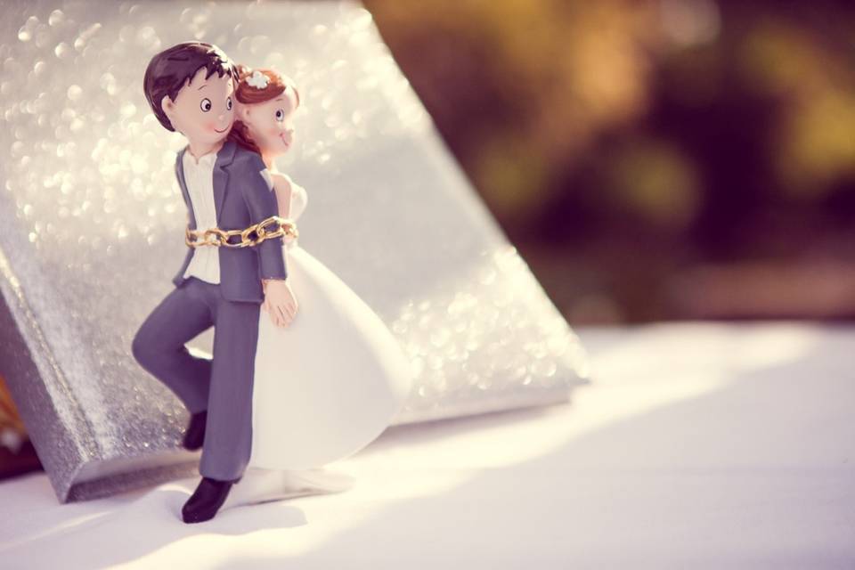 Figurine de mariés en vente
