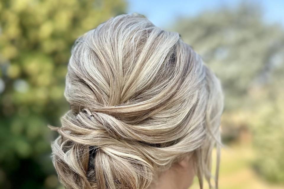 Chignon invitée