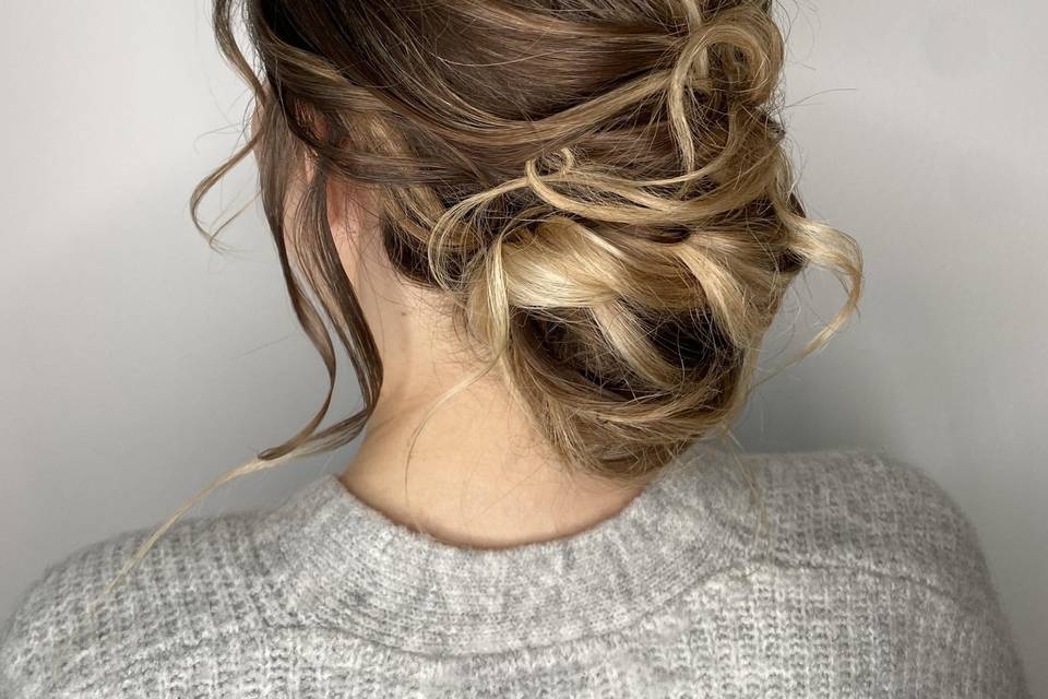 Chignon bohème