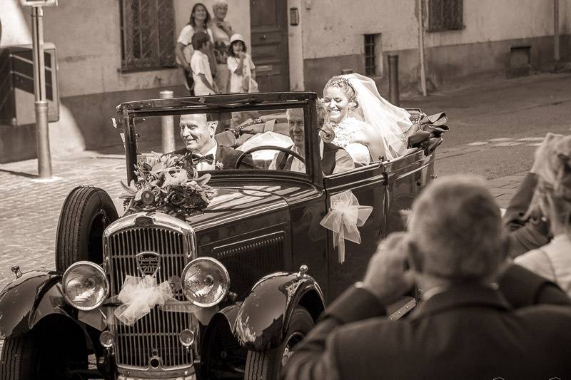 L'arrivée de la mariée