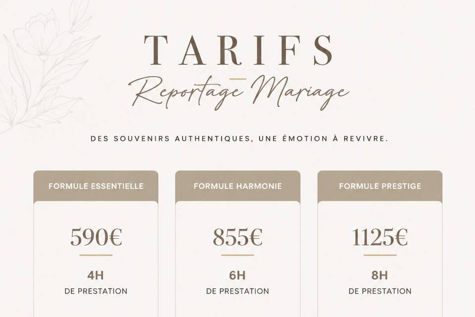 Tarifs