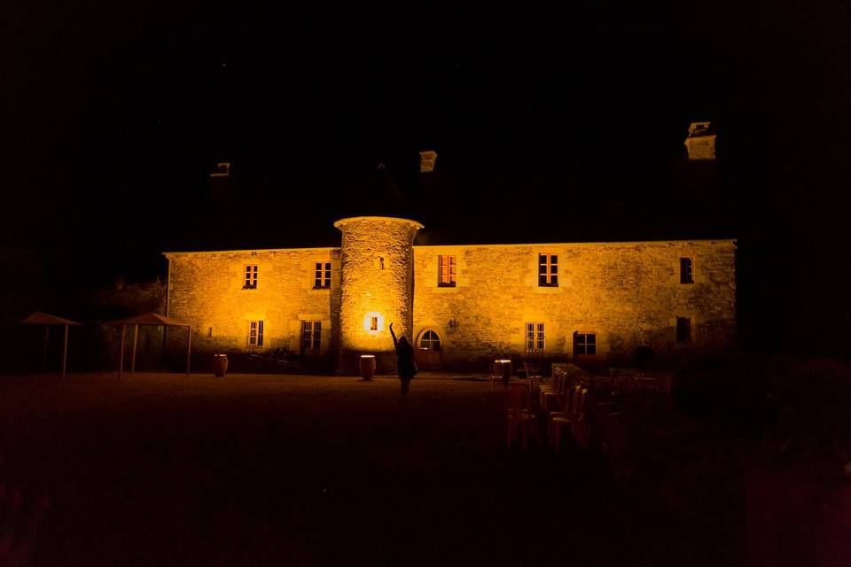 Manoir du Cosquer de nuit