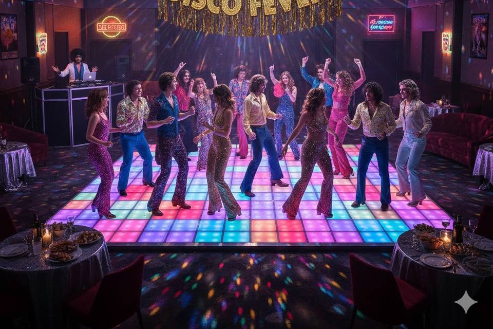 Fête thème disco
