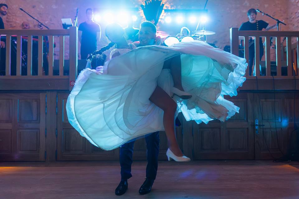 Première danse acrobatique