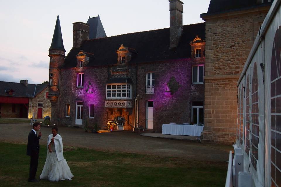 Arrivée des mariés
