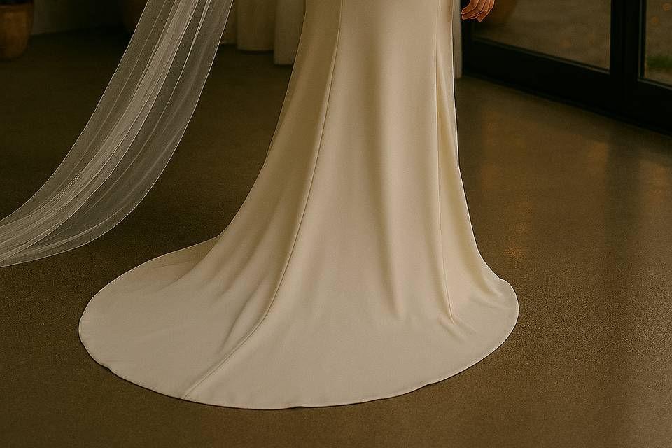 Robe sirène dos nu