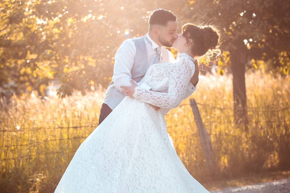 Sunset kiss