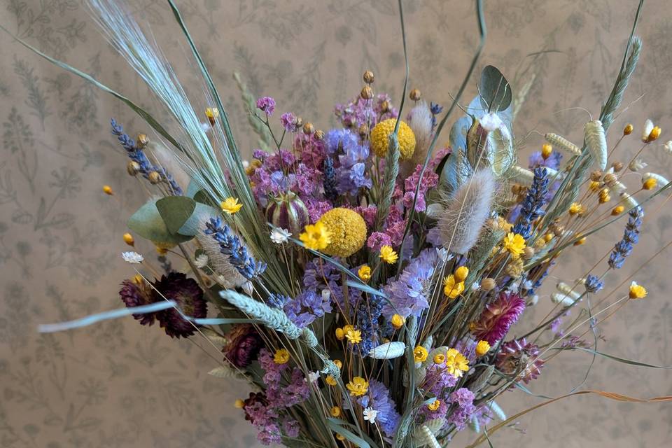 Bouquet fleurs séchées