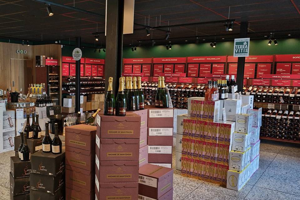 Grand choix de vin