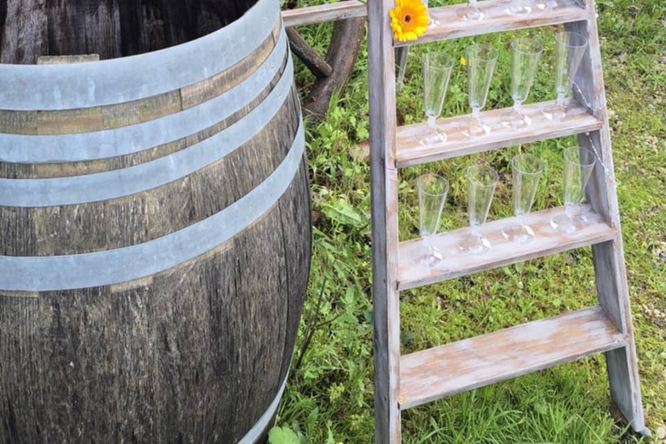 Echelle à cadeaux/coocktails