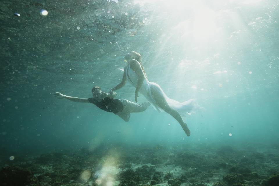 Underwater photographer