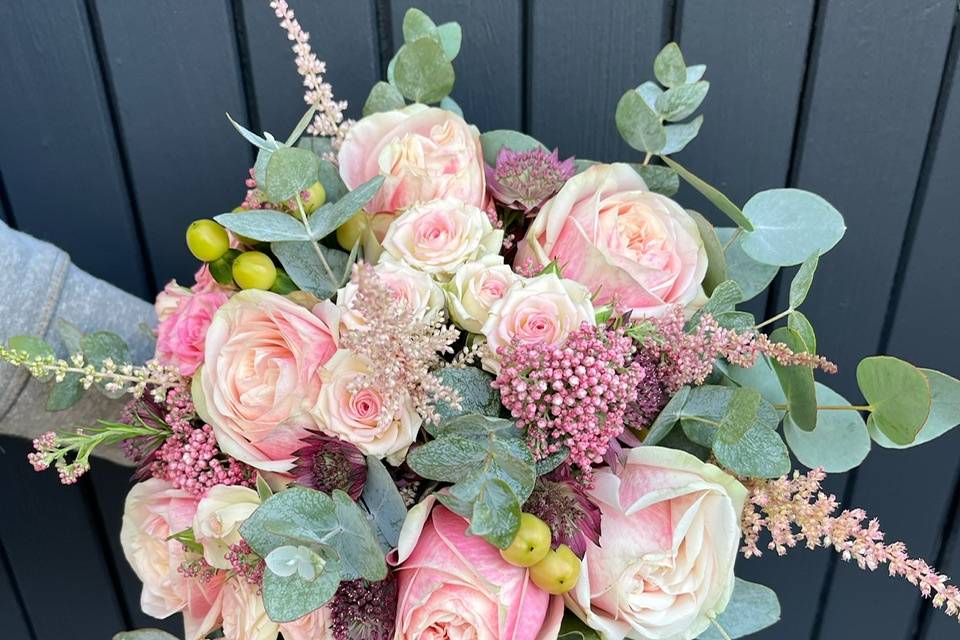 Bouquet de mariée champètre