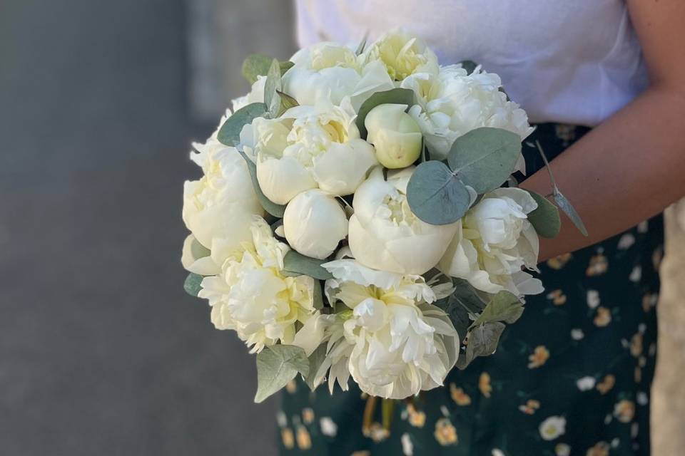 Bouquet de pivoines