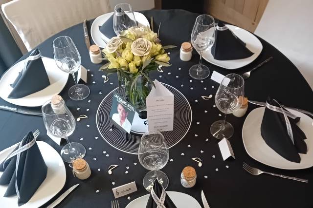 Table thème musique