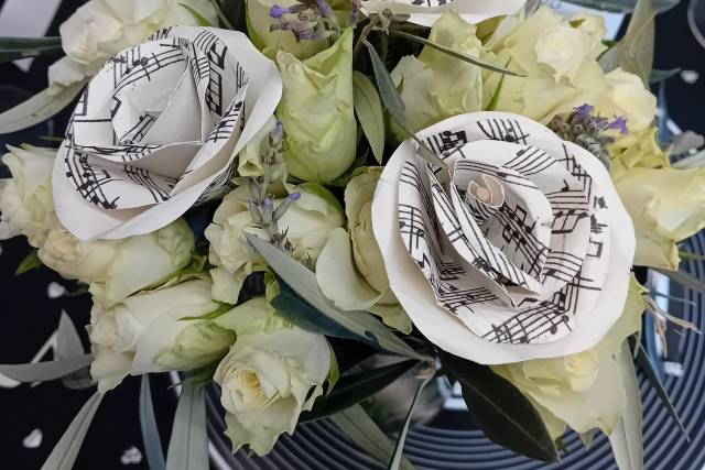 Roses en papier musique